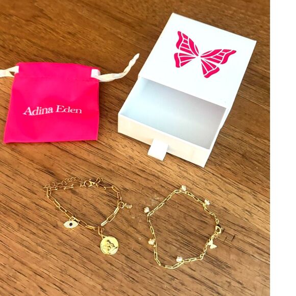Adina Eden Gold Bracelet Set - Picture 1 of 3